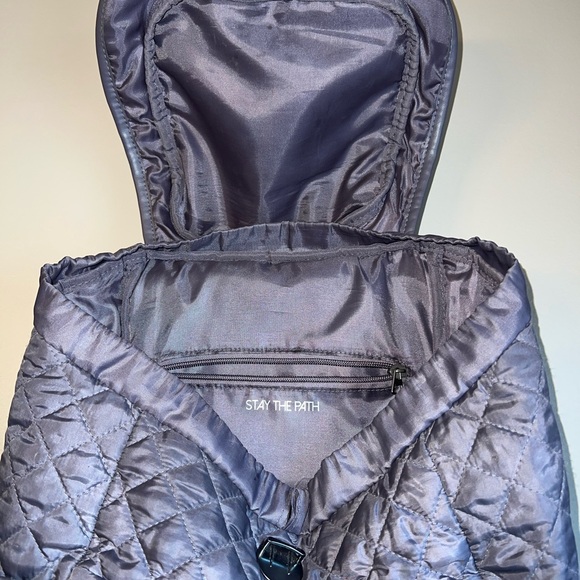 CALIA by CARRIE UNDERWOOD Women's Purple Quilted Backpack Laptop - Picture 10 of 14